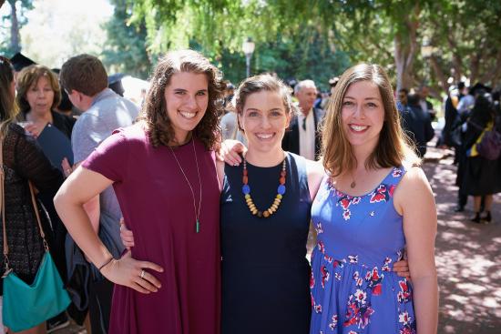 Andrea Gagliano with members of graduating class I school