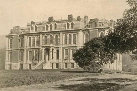 South Hall, 1895; Courtesy of Bancroft Library.